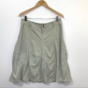 Athleta Whatever Pleated Skort in Taupe 10T
